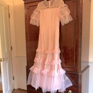 Elegant Pink Tulle Dress from unknown maker